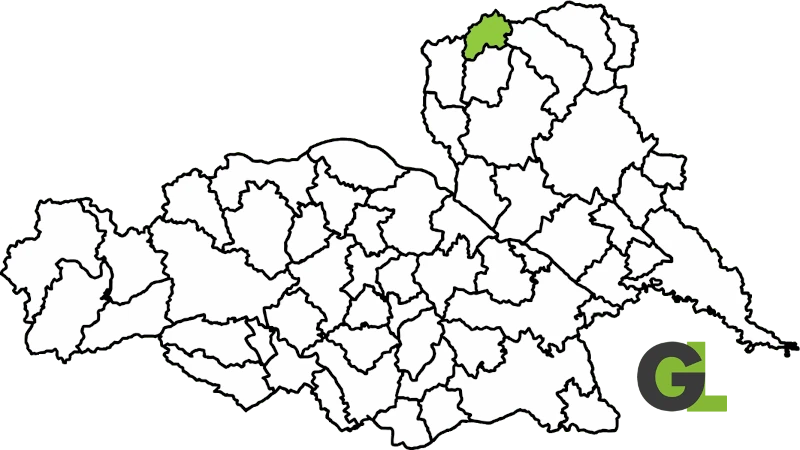Občina Kuzma zemljevid